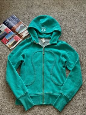 lululemon athletica Teal Full-Zip Hooded Jacket